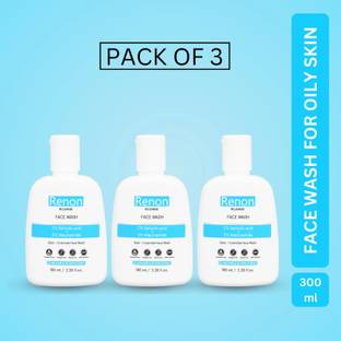 Renon 2 % Salicylic acid and 2 % Niacinamide Facewash with Neem and Aloe Vera Extract |Silicon Free | Oily and Acne Prone Skin Face Wash