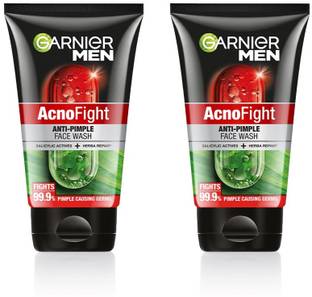 Garnier Men Acno Fight Anti Pimple, with Salicylic Acid and Herba Repair Face Wash
