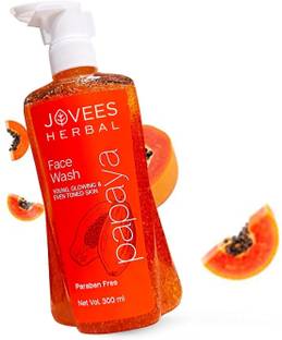 JOVEES PAPAYA Young , Glowing & Even Toned Skin Paraben Free (300 ml) Face Wash