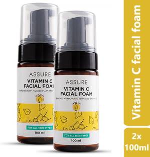ASSURE Vitamin C facial foam (helps in thoroughly removing dirt, sweat and excess oil from the skin’s surface) Face Wash