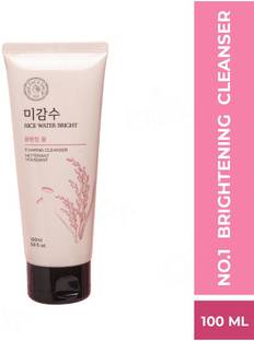The Face Shop Rice Water Bright Foaming Cleanser,  for glowing skin & even skin tone Face Wash