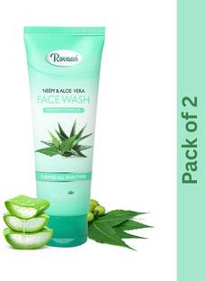 Rovaan Neem & Aloe Vera Pack of 2|Prevents Acne & Pimple Face Wash