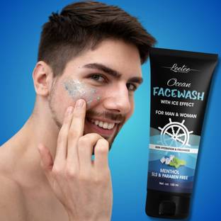 LEETEE Ocean  for Glowing Skin | Gentle & Hydrating Formula with Natural Extracts | 100ml Face Wash