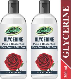 Zubron Organics 100% Pure (Glycerine) for Beauty and Face, Hair & Skin Care Face Wash