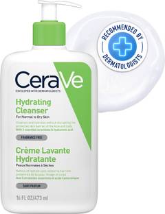 CeraVe Hydrating Cleanser  For Dry Skin with Ceramides, Dermatologist Recommended Face Wash