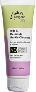 LapinD'or Rice & Ceramide Gentle Cleanser | Enriched with Rice, Ceramide & Aloe Yera | Paraben, Sulphate & Silicone Free Face Wash