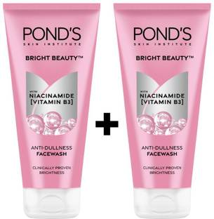POND's Bright Beauty Combo, Pack of 2, Spotless Glow with Vitamin B3 Face Wash