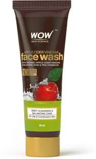 WOW SKIN SCIENCE Apple Cider Vinegar Foaming  | Deep Cleansing | For Oily Skin | Fresh, Clear Skin | For Acne & Pimples Face Wash