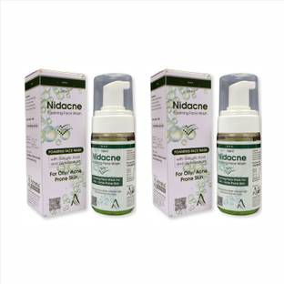 Admetus Pharma Nidacne Foaming Facewash For Acne-Prone Skin | Deep Cleansing for Oily Skin Face Wash