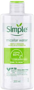 Simple Kind to Skin Micellar Cleansing Water Face Wash