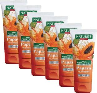 Nature's Essence Flawless Papaya Gel (Pack of 6) Face Wash