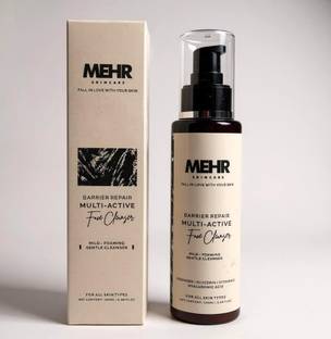 mehr skincare Gentle Cleanser with Ceramide, Hyaluronic acid, Vitamin C and Glycerine Face Wash