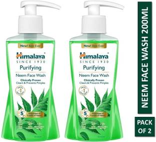 HIMALAYA Purifying Neem 200ml Pack Of 2 Face Wash