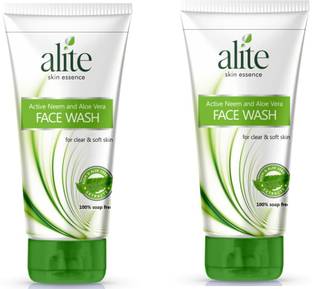 alite 100% Soap-Free with Active Neem & Aloe Vera | Gentle & Refreshing Face Wash