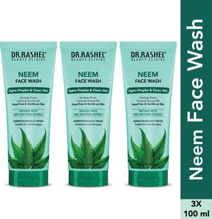 DR.RASHEL Neem with Natural Extracts for Clear & Acne-Free Skin | All Skin Types Face Wash