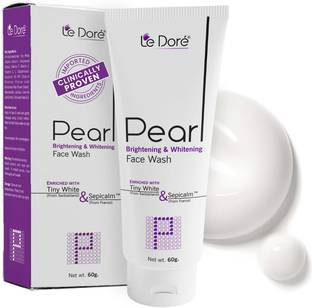 Le Dore Pearl Facewash Clinically Proven European Ingredients for Instant Results (Pack of 2) Face Wash