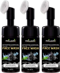 Phillauri Charcoal Cleanse Purifying Facial Wash Detoxify and rejuvenate with the power of activated charcoal Face Wash