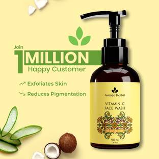 Avimee Herbal Vitamin C  For Refreshing , Brightening - Glowing & Acne Prone Skin Face Wash