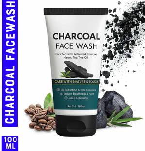 jaivikearth Charcoal & Tea Tree  – Anti-Bacterial Face Wash