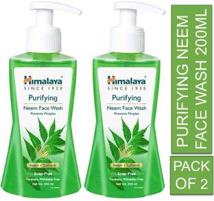 HIMALAYA Purifying Neem 200ml Pack Of 2 Face Wash