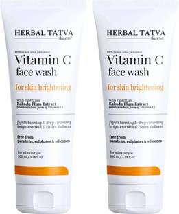 Herbal Tatva Vitamin C Skin Brightening & De Tan Face Wash