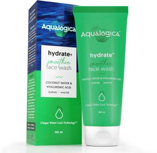Aqualogica Hydrate+ for Cleansing & Hydration with Coconut Water & Hyaluronic Acid, 100ml Face Wash