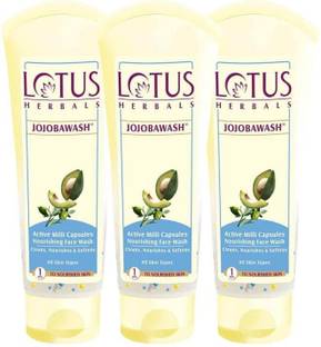 LOTUS Herbals JOJOBAWASH Active Milli Capsules Nourishing Face Wash