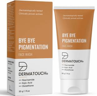 Dermatouch Bye Bye Pigmentation  Niacinamide, Kojic Acid, & Glutathione Face Wash