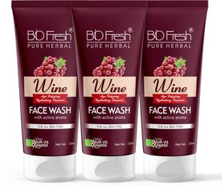 Biofresh Pure Herbal Wine Face wash for Nourishing & Hydrating Face Wash