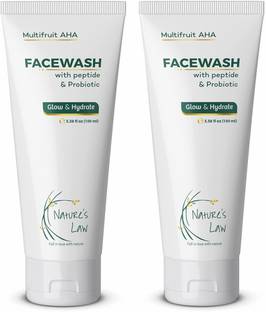 Nature's Law For Fresh & Glowing Skin | For Men & Women Daily-Use Natural Face Wash