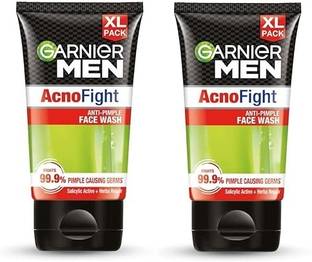 Garnier Men Men Acno Fight Anti-Pimple Facewash ( Pack of 2 ) Face Wash