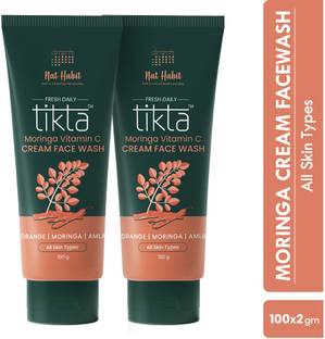 Nat Habit Oil Control & Glowing Skin Cream Vitamin C  Face Wash
