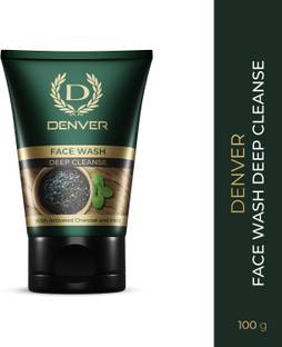 DENVER Deep Cleanse Facewash With Activated Charcoal and Mint Face Wash