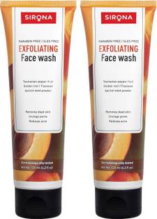 SIRONA Paraben Free & No Chemical Actives Natural Exfoliating Face Wash