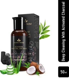 Avimee Herbal Kunwar Charcoal Facewash | Oil & Dust Free Skin | Activated Charcoal Face Wash