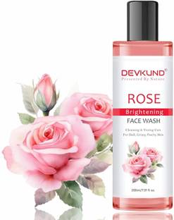 Devkund Natural Glow Rose  For Men & Women, Ayurveic Face Cleanser Face Wash
