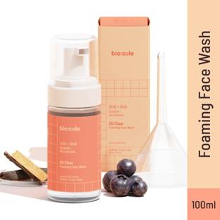 biocule AHA BHA Salicylic Acid Oil Clear Foaming  Green Tea for Acne & Pimple Face Wash