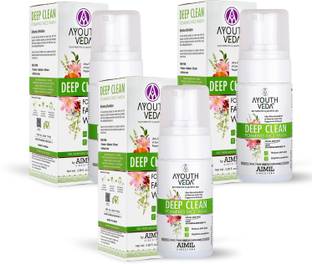 Ayouthveda DEEP CLEAN FOAMING (pack of 3)(100ml each) Face Wash