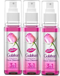 Dabur Gulabari Rose Glow Face Cleanser - | For All Skin Types |-100ml (Pack of 3) Face Wash
