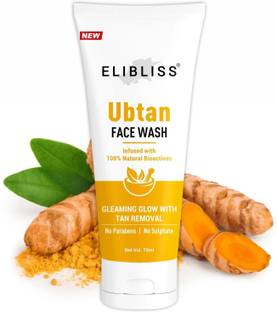 ELIBLISS Ubtan With Haldi, Chandan & | Ayurvedic Formula Gel  Face Wash