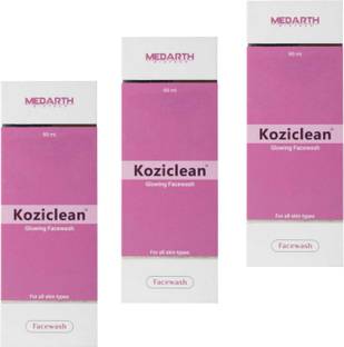 DOOMSDAY MEDARTH KOZICLEAN FACEWASH FOR ACNE CONTROL GLOWING SKIN PACK OF-60ml x 3 Face Wash