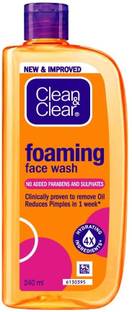 Clean and Clear Oil Free Foaming  Face Wash