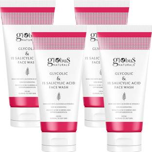 Globus Naturals Pimple Clear Glycolic & Salicylic Acid  Face Wash