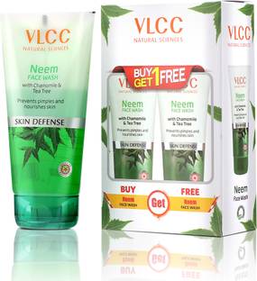 VLCC Neem  - Buy One Get One - Fights Acne & Pimples Face Wash