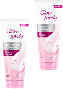 Glow & Lovely BRIGHT GLOW FACE WASH 50 GRM * 2 Unit Face Wash