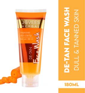 JOVEES Herbal De-Tan For Tan Removal|All Skin Types|Paraben & Alcohol Free  Face Wash