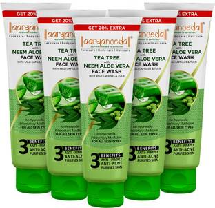 Aryanveda Tea Tree�  For Acne Free Skin & pimple With Neem & Tulsi (Pack Of 5) Face Wash