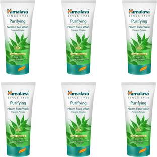 Himalaya Herbals PURIFYING NEEM FACE WASH 150ML PACK OF 6 Face Wash