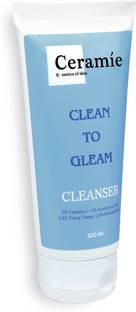 Ceramie Vitamin C Cleanser for Glowing Skin | Enriched with Kakadu Plum & Hyaluronic Acid Face Wash