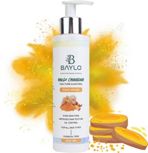 BAYLO Sandalwood Facewash With Turmeric Powder For Skin Lightning Face Wash